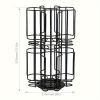 1Pc 4 rows of 64 Coffee Capsule Organizer High Quality Carbon Steel Rustproof and Non-slip Capsule Display Rack Kitchen Storage Equipment and Storage
